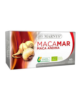 Cápsulas vegetales macamar maca andina marnys