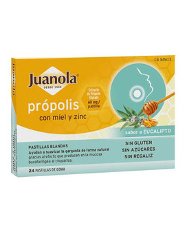 Pastillas propóleos eucalipto juanola