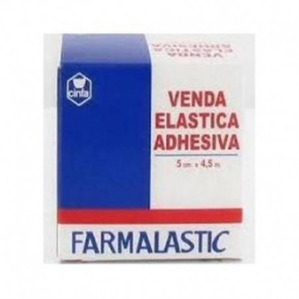 Venda elástica adhesiva farmalastic 4,5 cm x 5 m