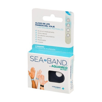 Aquamed active pulsera antimareo adultos 2 pulseras