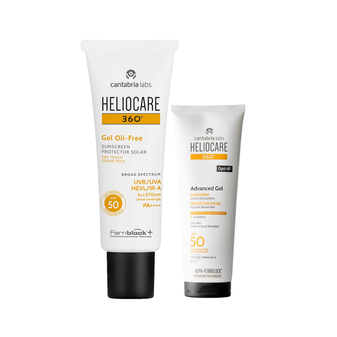 Heliocare 360 Gel Oilfree 50 ml + Heliocare Advanced Gel SPF 50 100 ml REGALO