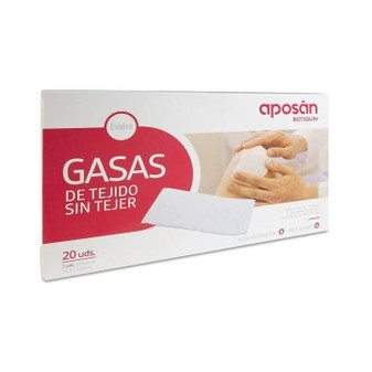 Aposan Gasa Estéril Tejido Sin Tejer 10 x 20 cm 20 Unidades