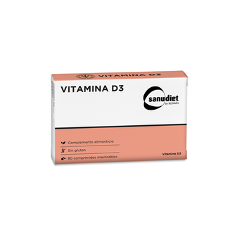 Sanudiet Vitamina D 60 Comprimidos Masticables