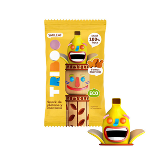 Smileat Sminolas Plátano y Manzana 25 Gramos