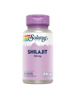 Solaray Shilajit 100 mg 30 Cápsulas
