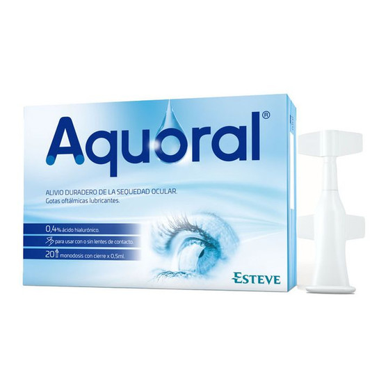 Aquoral Gotas Oftálmicas 20 Monodosis