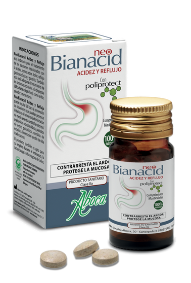Neo Bianacid Acidez y Reflujo 14 Comprimidos Masticables