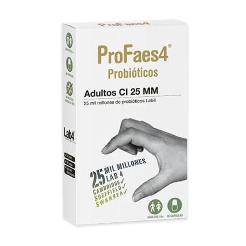 ProFaes4 Probióticos Adultos 25MM 30 Cápsulas