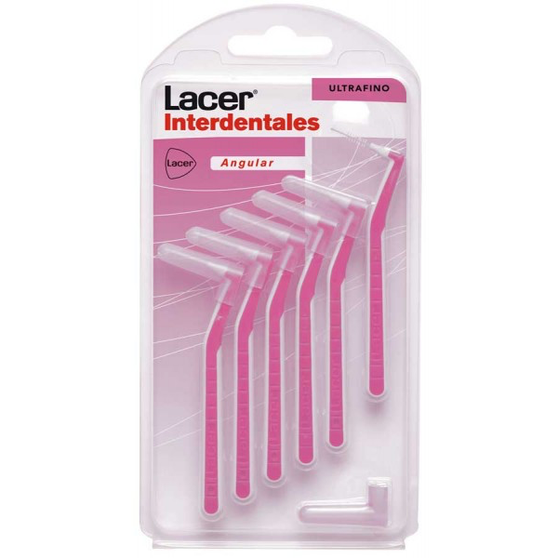 Lacer Interdental Ultra Fino Angular 6 Unidades