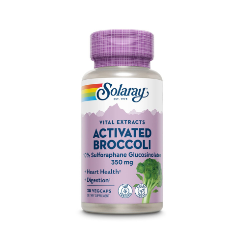 Solaray Activated Broccoli 30 Cápsulas