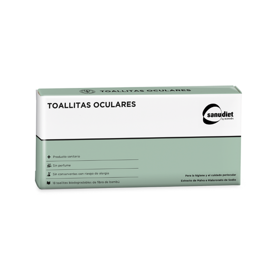 Sanudiet Toallitas Oculares 18 Unidades