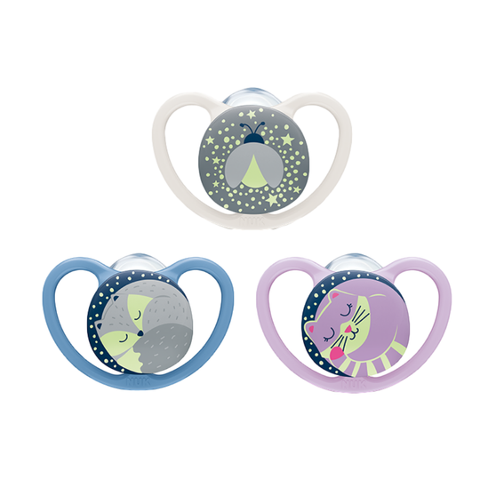 Nuk Chupete Space Night Silicona 18-36 Meses