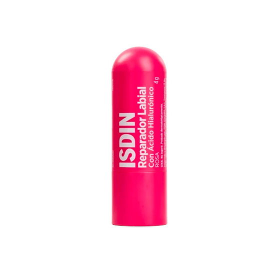 Isdin Reparador Labial con Ácido Hialurónico Color Rosa 4 Gramos