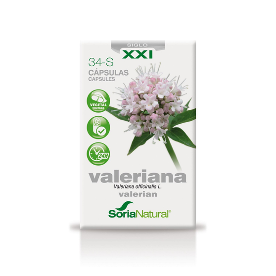 Soria Natural Valeriana 30 Cápsulas