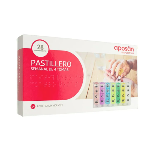 Aposan Pastillero Semanal 4 Tomas