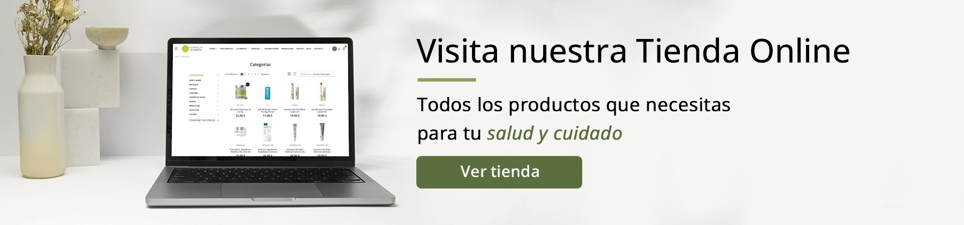 Visita nuestra tienda online en Farmacia Bonnin, en Palma de Mallorca