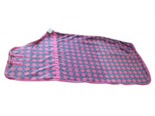 Pink Argyle Fleece