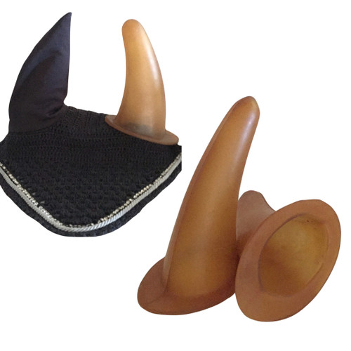 Soft rubber fits easily over the ears
 - yes they look a little strange?!