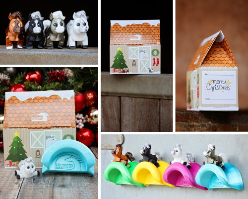 EquiHook Christmas Stable & PeeWee Pony