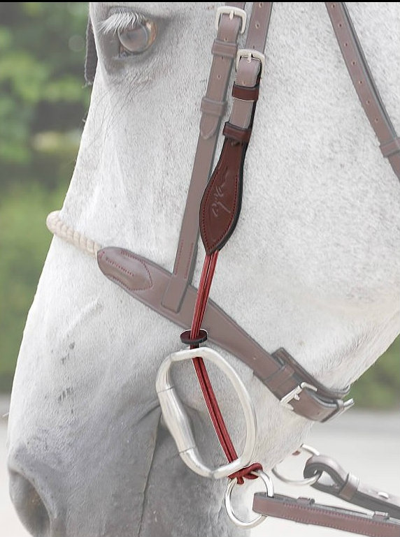 Cheek Rope Dy'on Thin Rope Stainless Gag Cheek Pieces - Snaffle-it Horse Supplies