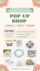 Woodbridge Antiques pop-up at Loïs Gunn's pottery studio 