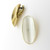 Pair of vintage silver gilt & white enamel clip earrings Willy Winnaess for David Andersen