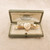 Edwardian 9ct gold heart and flowers Mizpah brooch Birmingham 1902