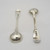 Pair of silver salt spoons hallmarked London 1820 T & G  Hayter