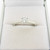 Platinum diamond solitaire ring 0.36ct  diamond setting size L