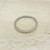 Art Deco diamond set engraved full eternity ring tests 18ct size M