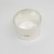 Wide fine silver napkin ring hallmarked London 1937