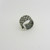 Roberto Coin  woven design silver and Ruthenium plated ring size J/K