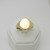 Vintage 9ct gold oval top signet ring hallmarked Birmingham 1966