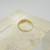 Antique 18ct gold star set diamond 3 stone ring size L