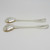 Pair of silver salt spoons hallmarked 1816 by Josiah John Piercy