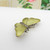 Vintage Norwegian silver & light green enamel butterfly brooch by Ivar Holth