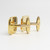 9ct gold onyx cufflinks Marked W. Germany. London import hallmarks 1974