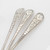 3 Victorian silver  teaspoons hallmarked Glasgow 1877 by  William Coghill