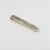Vintage silver bark effect tie slide / clip hallmarked 1983