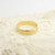 Vintage 22ct gold wedding band ring London 1963 size N 1/2