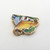Detailed enamel cottage charm marked 9ct gold c1930s