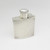 Vintage small silver hip flask with engine turned body by Mappin & Webb Birmingham 1950