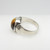 Stylish vintage tiger's eye set ring by Andrea H. Baier