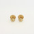 Vintage 9ct gold stud earrings Birmingham 1976
