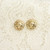 Vintage 9ct gold stud earrings Birmingham 1976