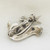 Vintage marcasite set Squirrel brooch marked 800