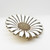 Beautiful enamelled daisy brooch by  Anton Michelsen c1940s