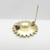 Beautiful enamelled daisy brooch by  Anton Michelsen c1940s