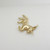 9ct yellow gold unicorn charm