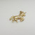 9ct yellow gold unicorn charm